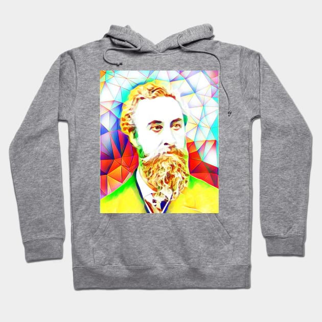 Robert Bulwer Lytton Colourful portrait | Robert Bulwer Lytton Artwork 11 Hoodie by JustLit